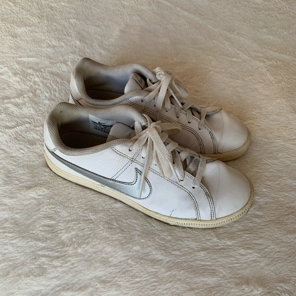 White Nike Court Royale Sneakers - Picture 3 of 5
